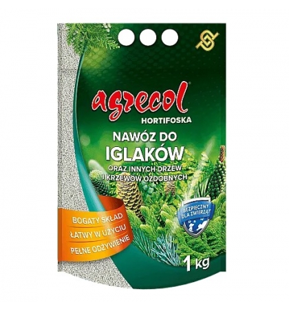 Добриво для хвойних 10-6-23 Hortifoska Agrecol, 1 кг 