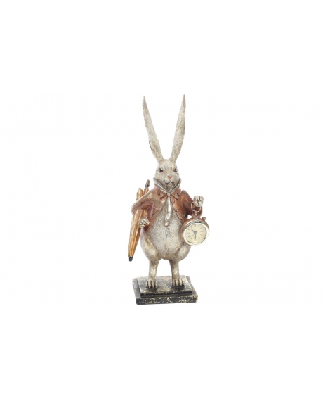 Декоративна фігура з годинником Білий Кролик