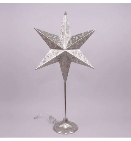 Звезда ажурная металлическая с подсветкой (95 см)