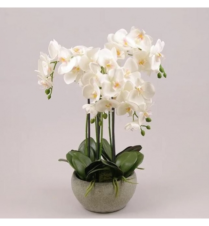 Искусственная Орхидея в горшке (55 см.) 