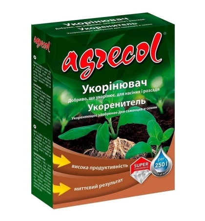 Укоренитель для саженцев и семян, 025 кг, NPK 5.13.5, Agrecol