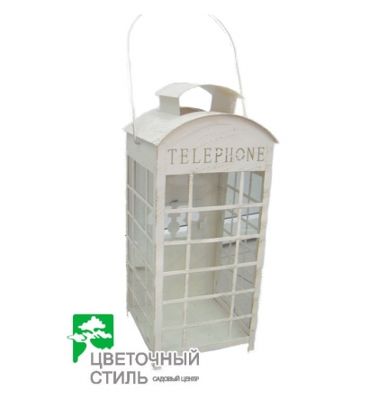 Телефонная будка декоративная металлическая