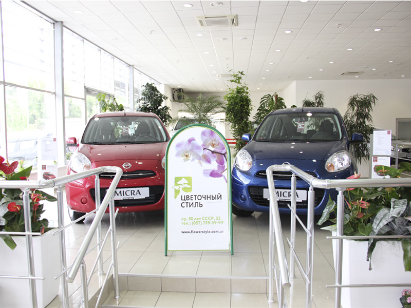 Участие в  презентации новой  модели Nissan