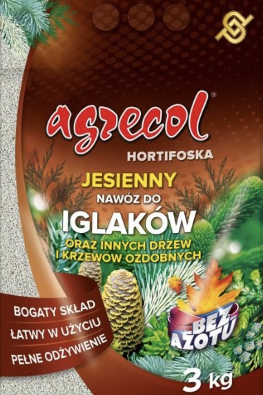 Удобрение Agrecol (Агрикол) хортифоска осеннее для хвойных 3 кг