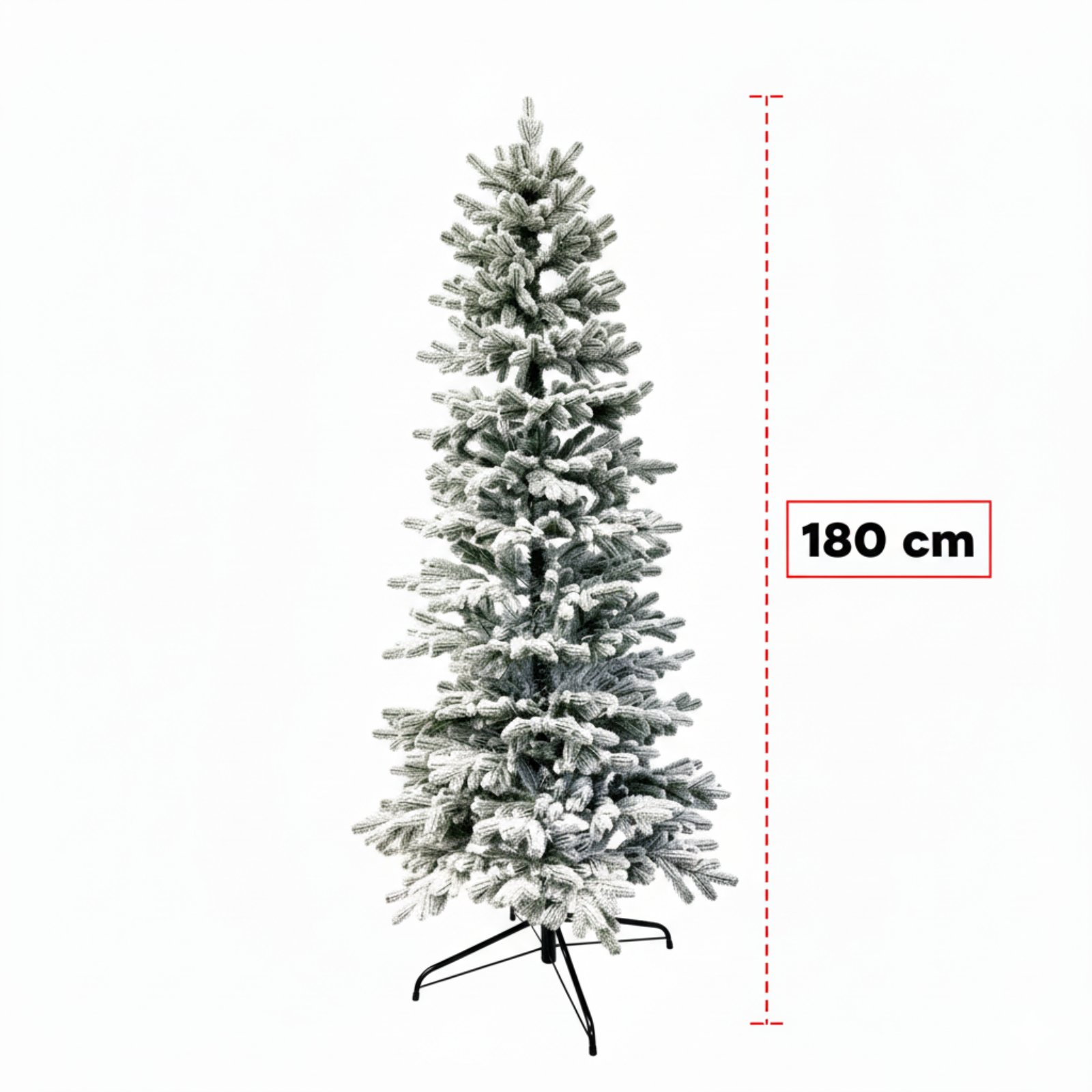 Ялинка Traditional Slim лита 180 засніжена