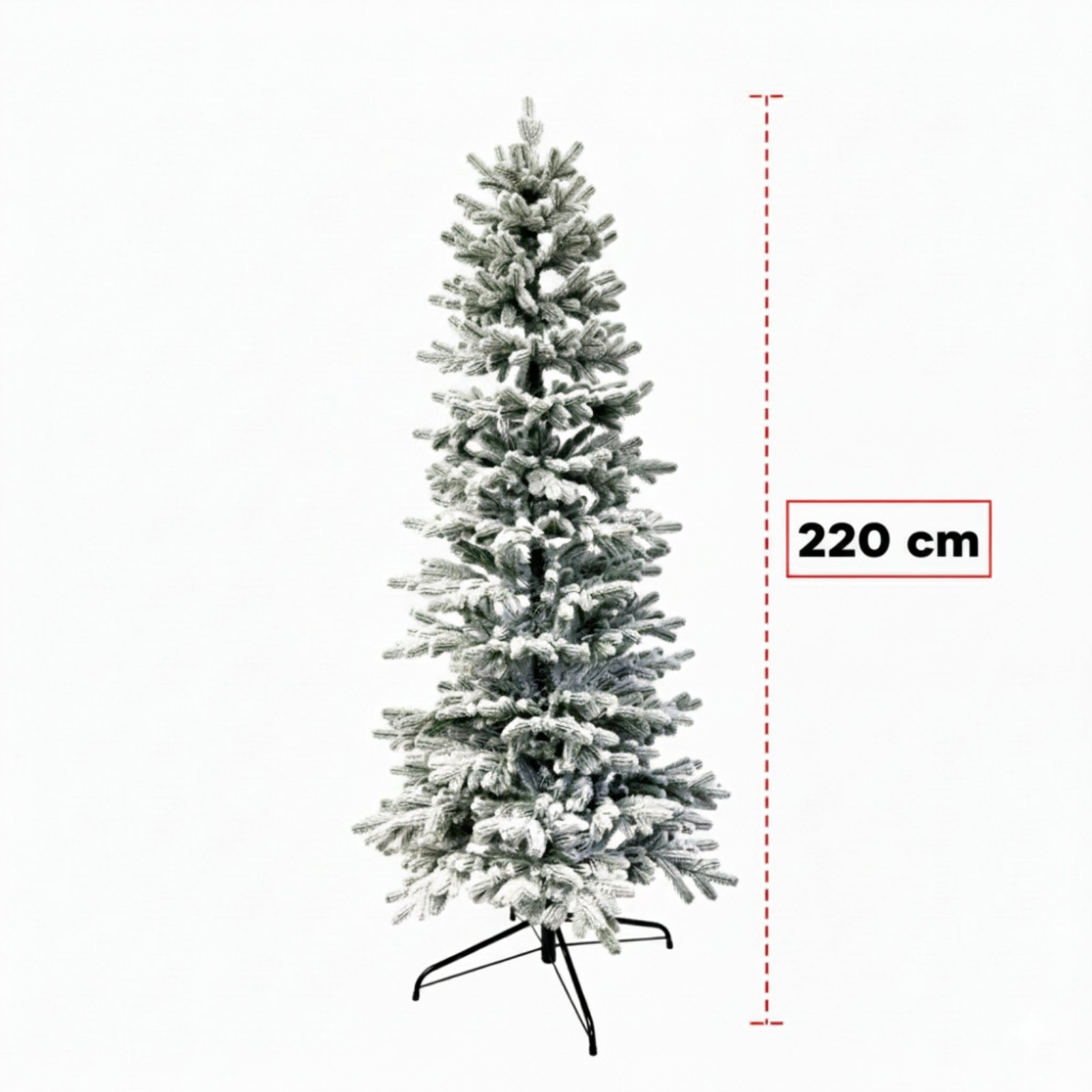 Ялинка Traditional Slim лита 220 засніжена
