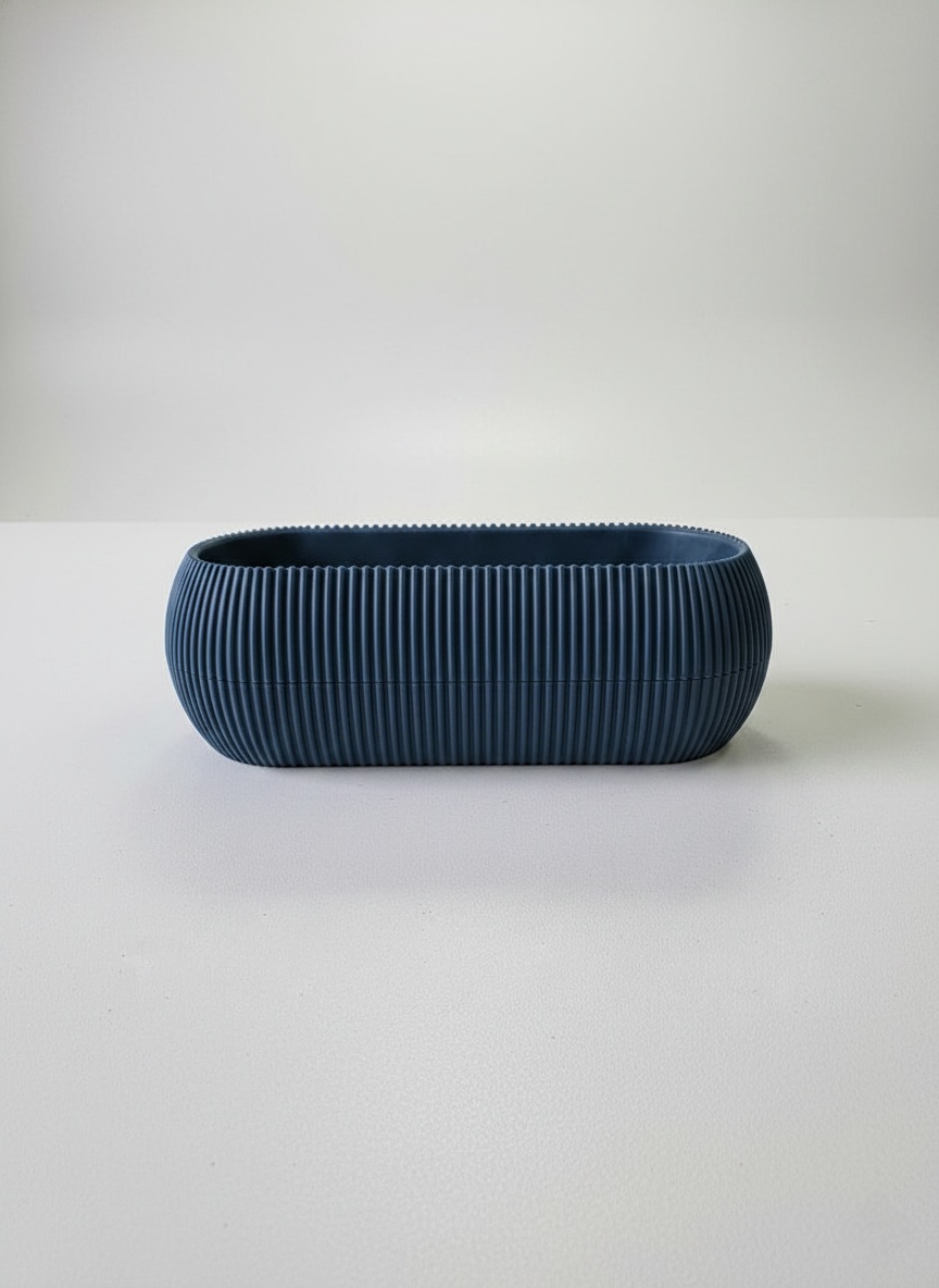 Горщик Mercan овал 0,55л синій