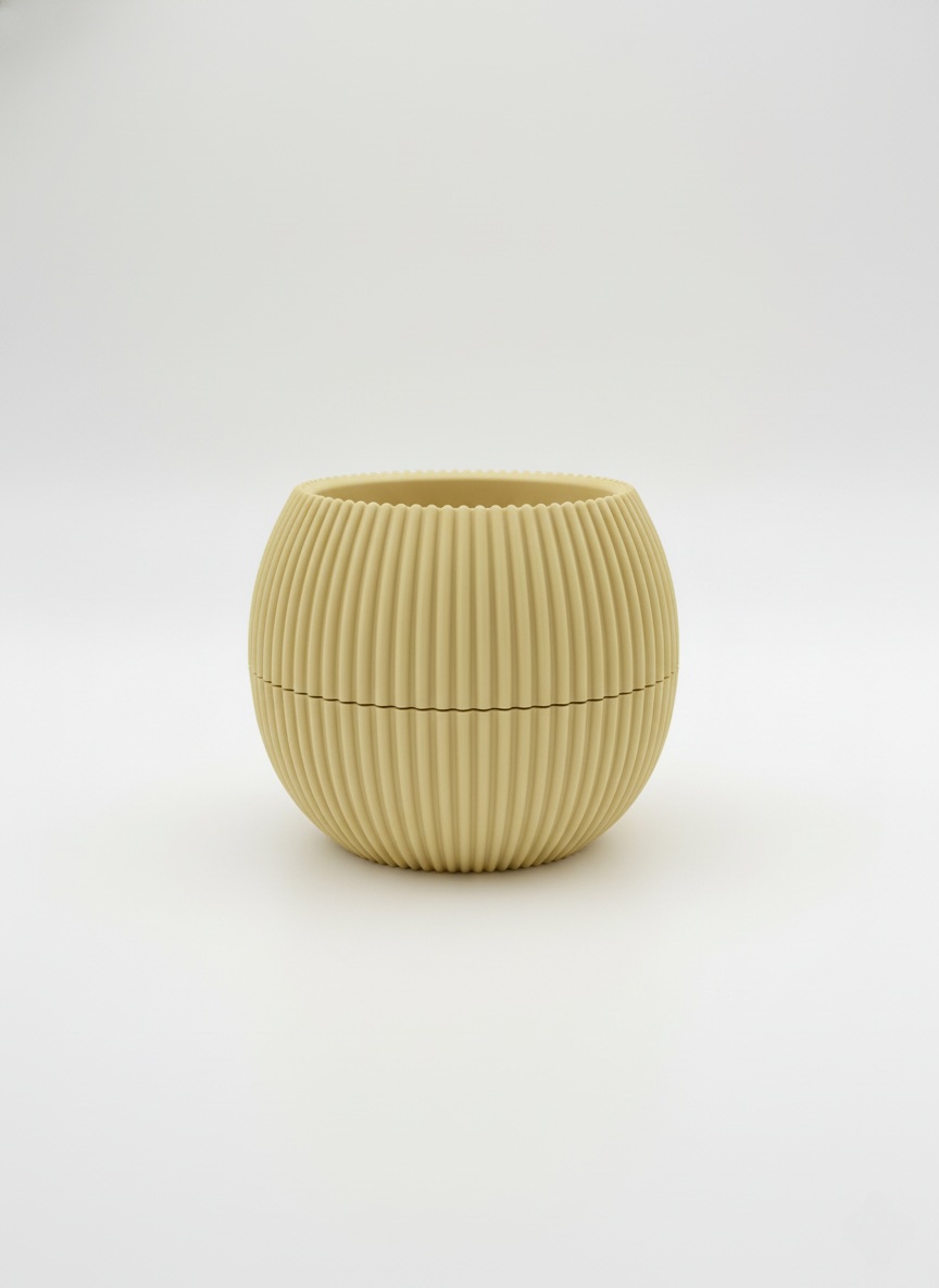 Горшок Mercan шар 0,7л желтый