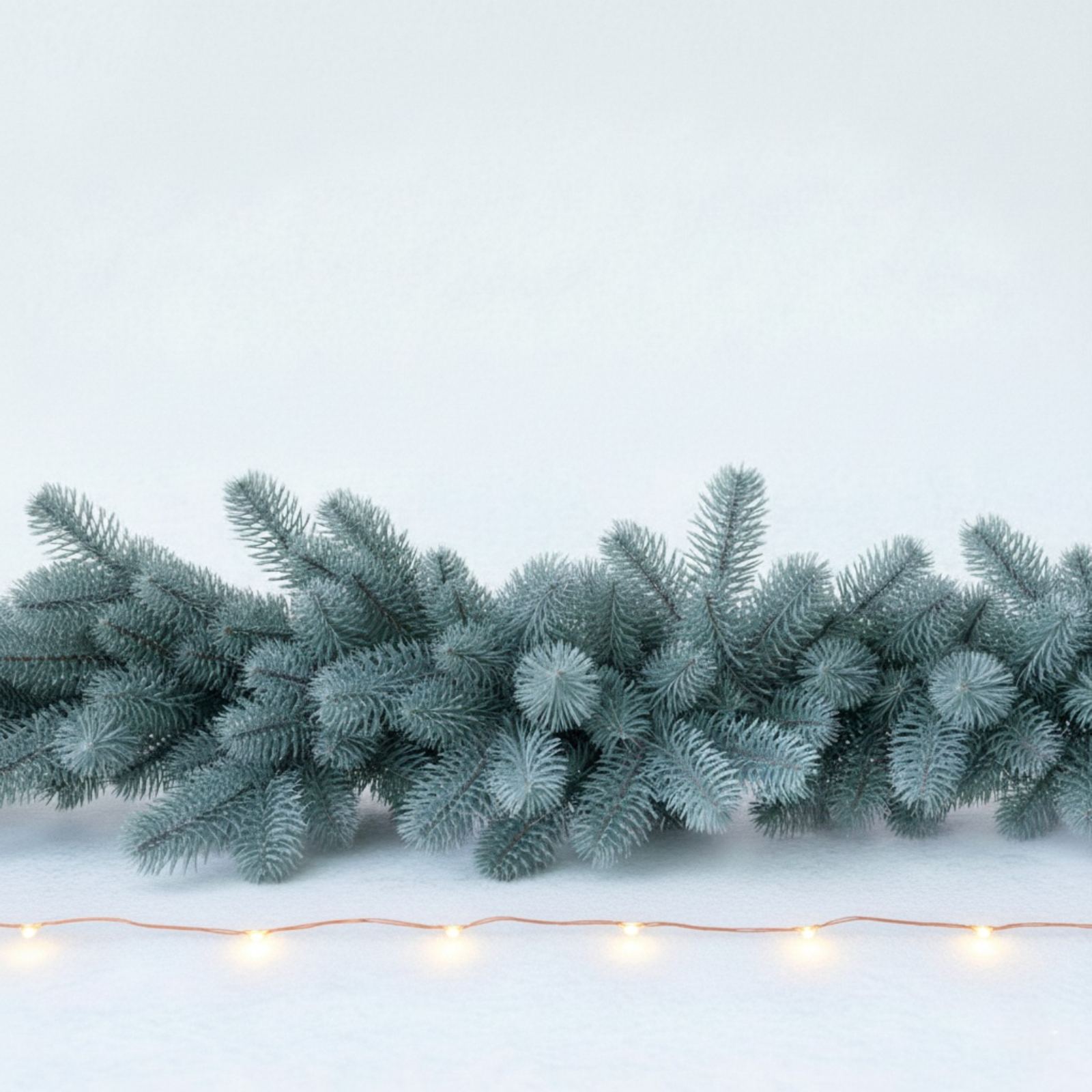  Гирлянда Lux литая 1,2м голубая