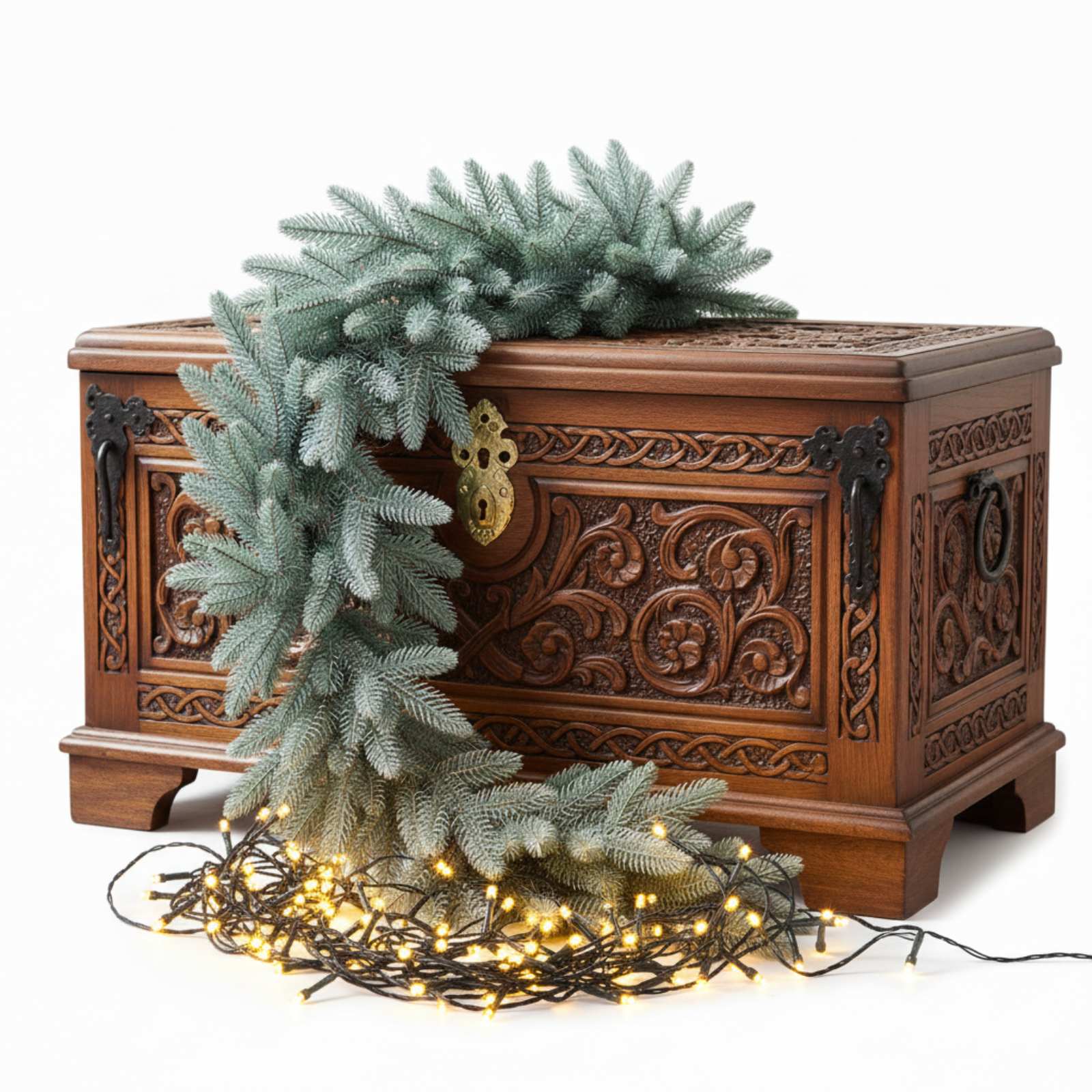 Гирлянда Classic литая 2,0м голубая