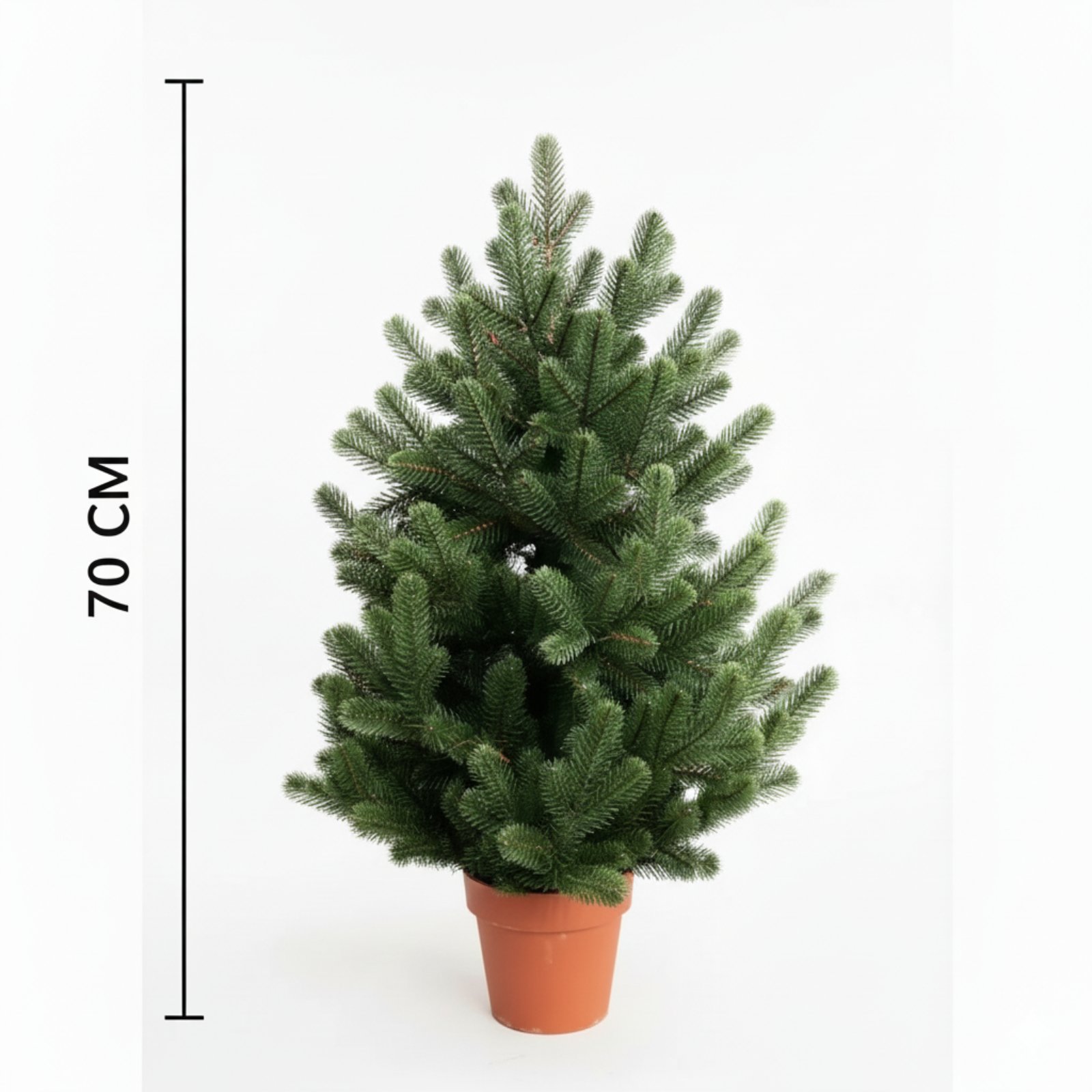 Елка TRADITIONAL лита в горшке 70 СМ зеленая 