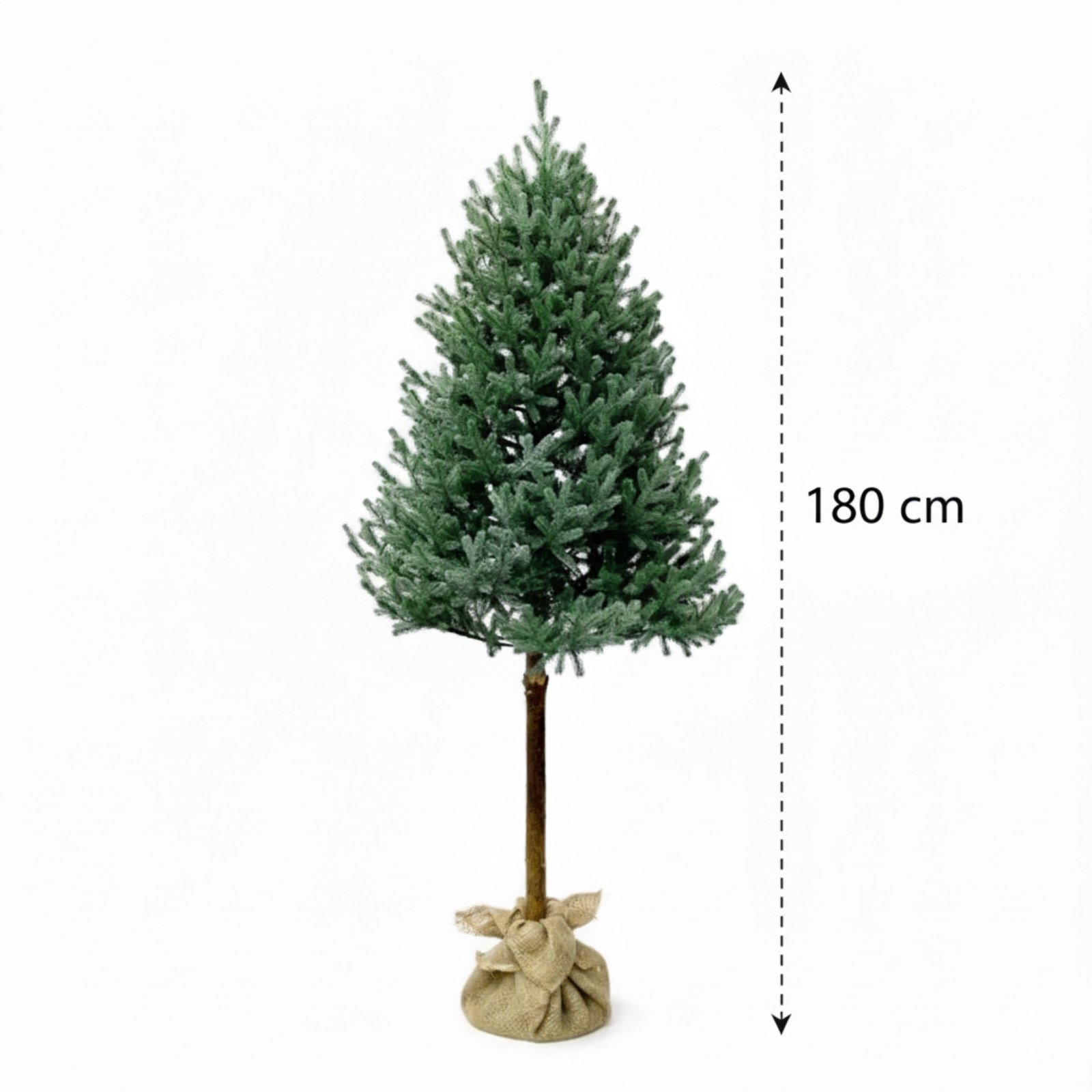 Ялинка Traditional лита на деревяному стовбурі 180см блакитна