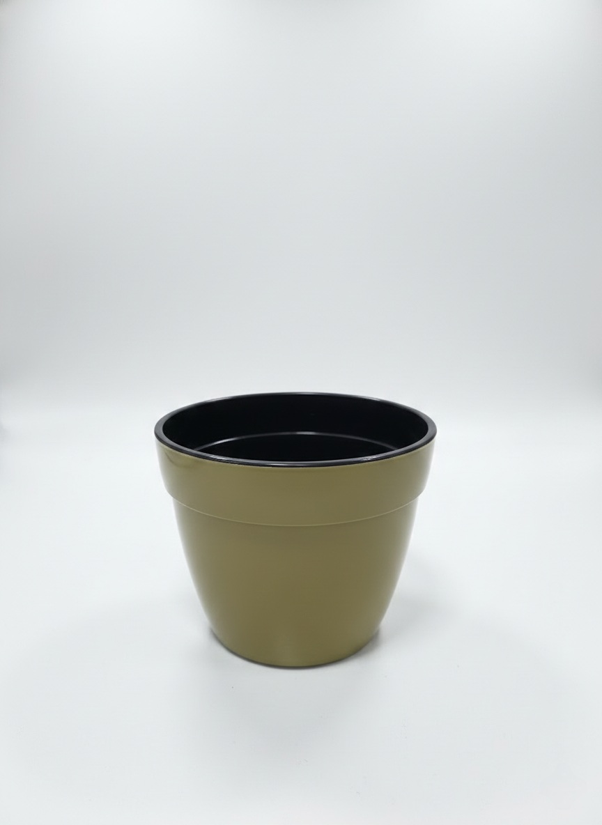 Горшок АСТИ 18л золото/черный