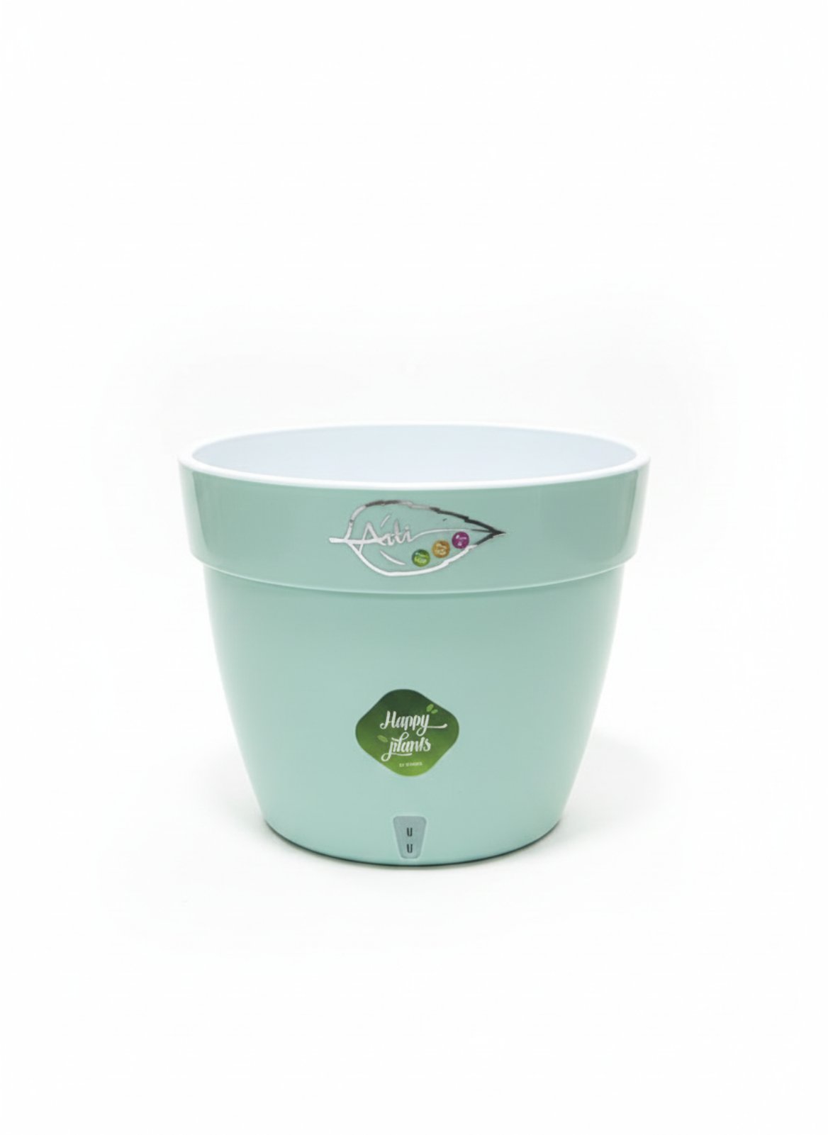 Горшок АСТИ 18л мята/белый
