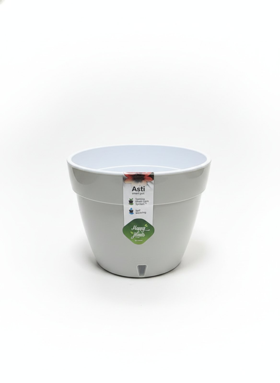 Горшок АСТИ 18л серый/белый Santino Asti