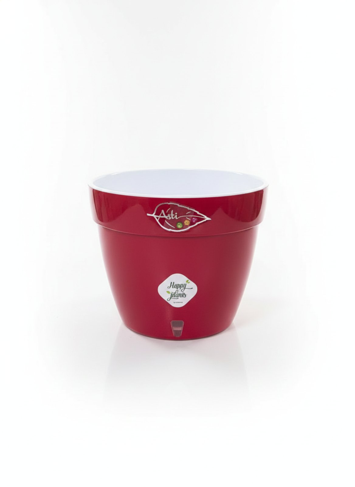 Горшок АСТИ 18л красный/белый Santino Asti