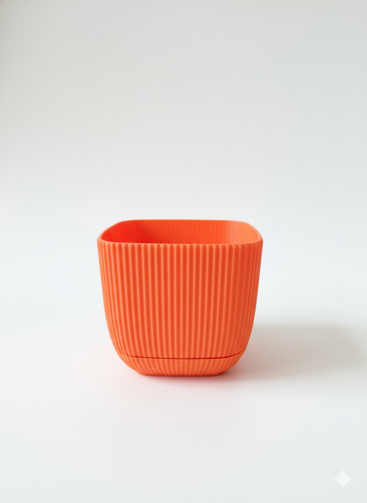 Горшок Mercan квадрат 0,27л оранж.