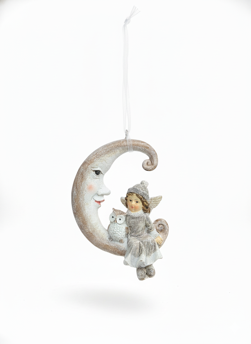 Подвеска Ангелочек с совой