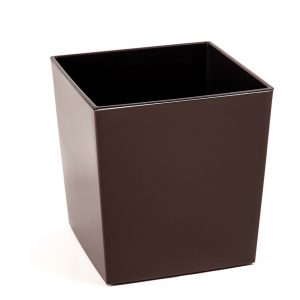 Кашпо с внутренней вставкой Lamela Juka.Текстура Глянец. Цвет - мокко 190 