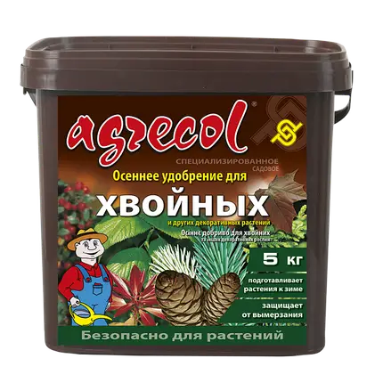 Удобрение осеннее для хвойных растений Agrecol - 5 кг