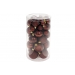 Елочный шар, цвет - темный шоколад глянец,  темный шоколад глиттер,  темный шоколад матовый (размер: 3 см, 4 см., 5 см., 6 см., 8 см.)