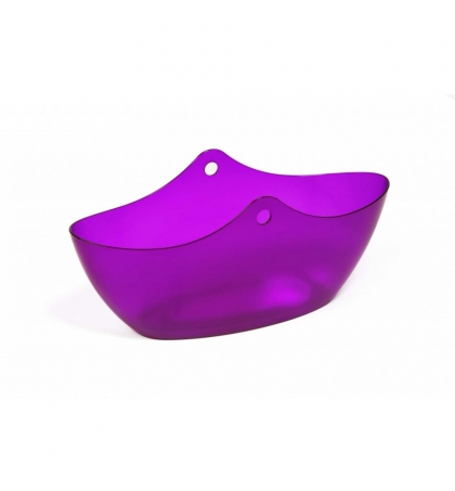 Кашпо Lamela Wena. Цвет - фуксия, фиолетовый  (размер: 350*150*150 мм.)  