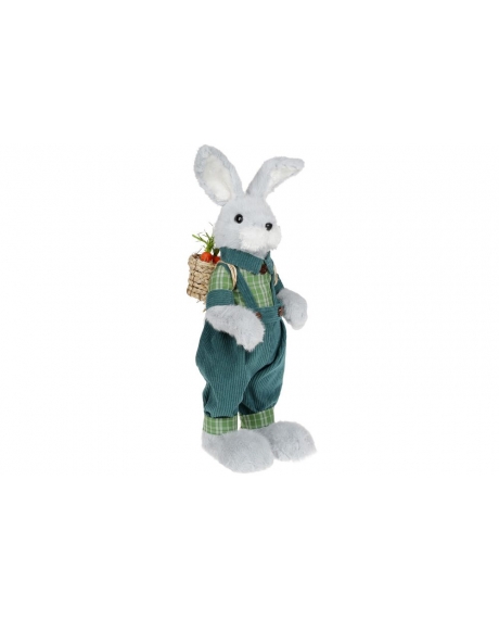 Декоративна великодня фігура "Кролик в підтяжках" (59 см.)