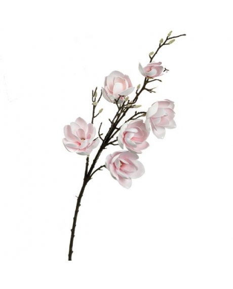 Ветка цветущей розовой магнолии (126 см.) 