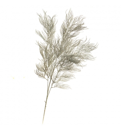 Искусственная ветка, цвет - серый (110 см.)
