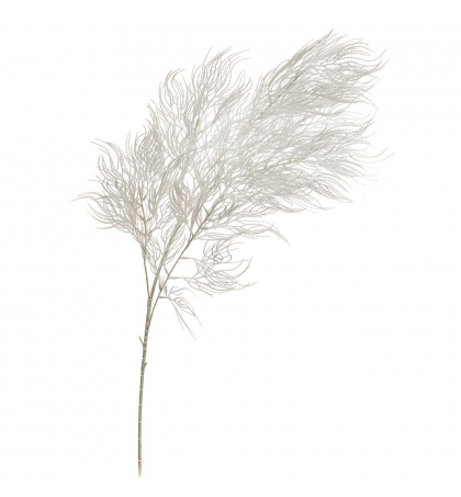 Искусственная ветка, цвет -  белый (110 см.)