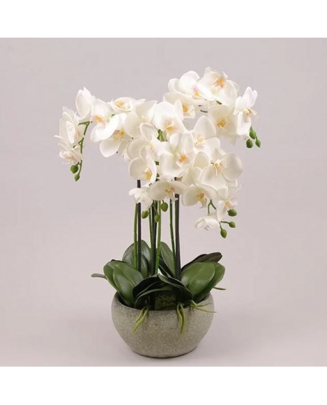 Искусственная Орхидея в горшке (55 см.) 