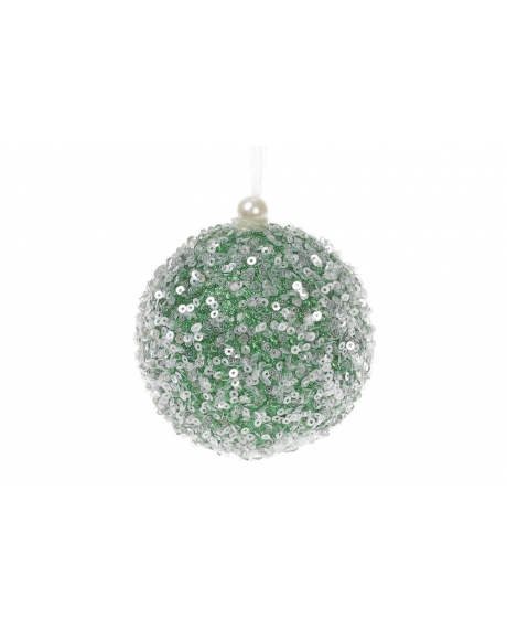 Елочный шар, цвет - зеленый (размер: 8 см., 10 см.)