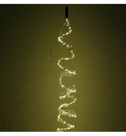 Гирлянда-пучок постоянного свечения, цвет - теплый белый (размер: 2 м. (200 мини-LED лампочек), 2 м. (360 мини-LED лампочек), 2 м. (500 мини-LED лампочек)) 