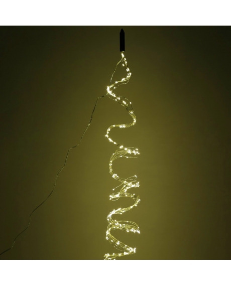 Гирлянда-пучок постоянного свечения, цвет - теплый белый (размер: 2 м. (200 мини-LED лампочек), 2 м. (360 мини-LED лампочек), 2 м. (500 мини-LED лампочек)) 