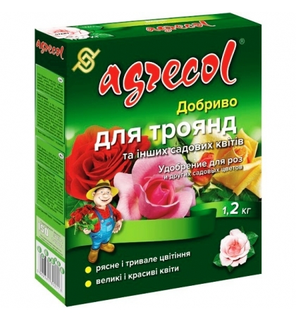 Мінеральне добриво для троянд Agrecol 1,2 кг