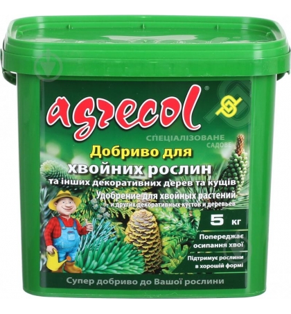 Добриво мінеральне Agrecol для хвойних рослин 5 кг