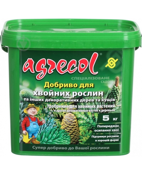 Удобрение минеральное Agrecol для хвойных растений 5 кг