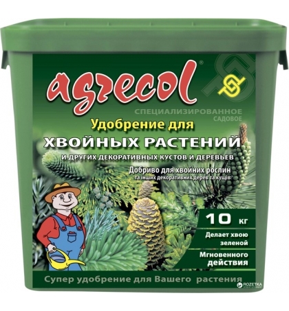 Удобрение минеральное Agrecol для хвойных растений 10 кг