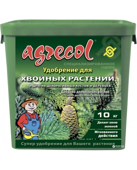 Добриво мінеральне Agrecol для хвойних рослин 10 кг