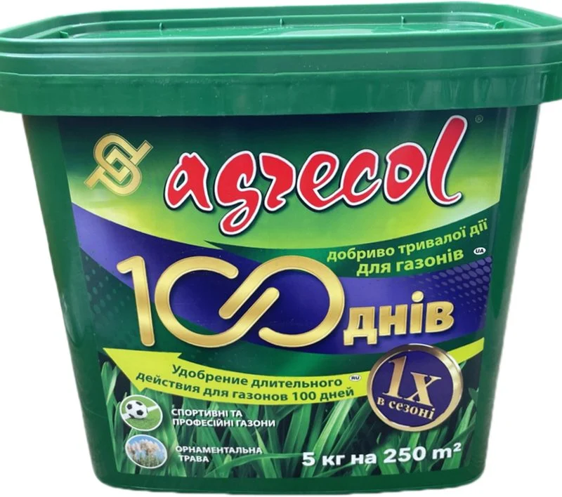 Добриво Agrecol 100 днів для газону, 5 кг