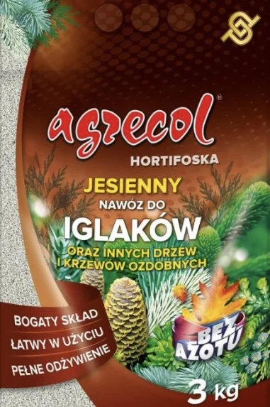Добриво Agrecol (Агрікол) хортіфоска осінь для хвої 3 кг