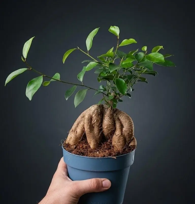 Фікус microcarpa Ginseng бонсай, 35см