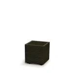 Горщик для квітів на роликах Prosperplast Madera Square ECO 30 см. Кава — Квітковий стиль, Харків