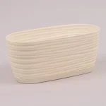 Горщик овальний із підставкою Form Plastic Sahara Petit. Колір крем 270 — Квітковий стиль, Харків