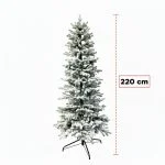 Ялинка Traditional Slim лита 220 засніжена — Квітковий стиль, Харків