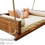Качели садовые №3 — Квітковий стиль, Харків