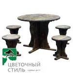 Комплект садовой мебели Дубки — Квітковий стиль, Харків