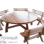 Комплект садовой мебели Круг друзей — Квітковий стиль, Харків