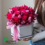Композиція на день св. Валентина №17 — Квітковий стиль, Харків