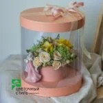 Композиция в коробке №222 — Квітковий стиль, Харків